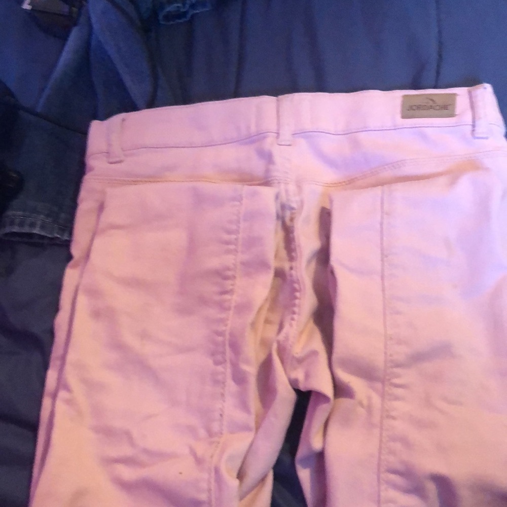 Jordache super skinny 14 girls jeans light pick with rose gold - Picture 2 of 2